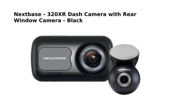 Nextbase - 320XR Dash Camera with Rear Window Camera - Black