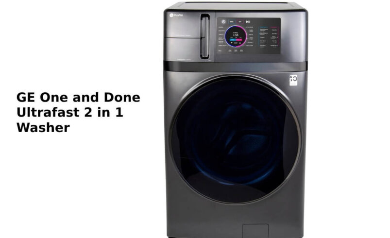 GE One and Done Ultrafast 2 in 1 Washer