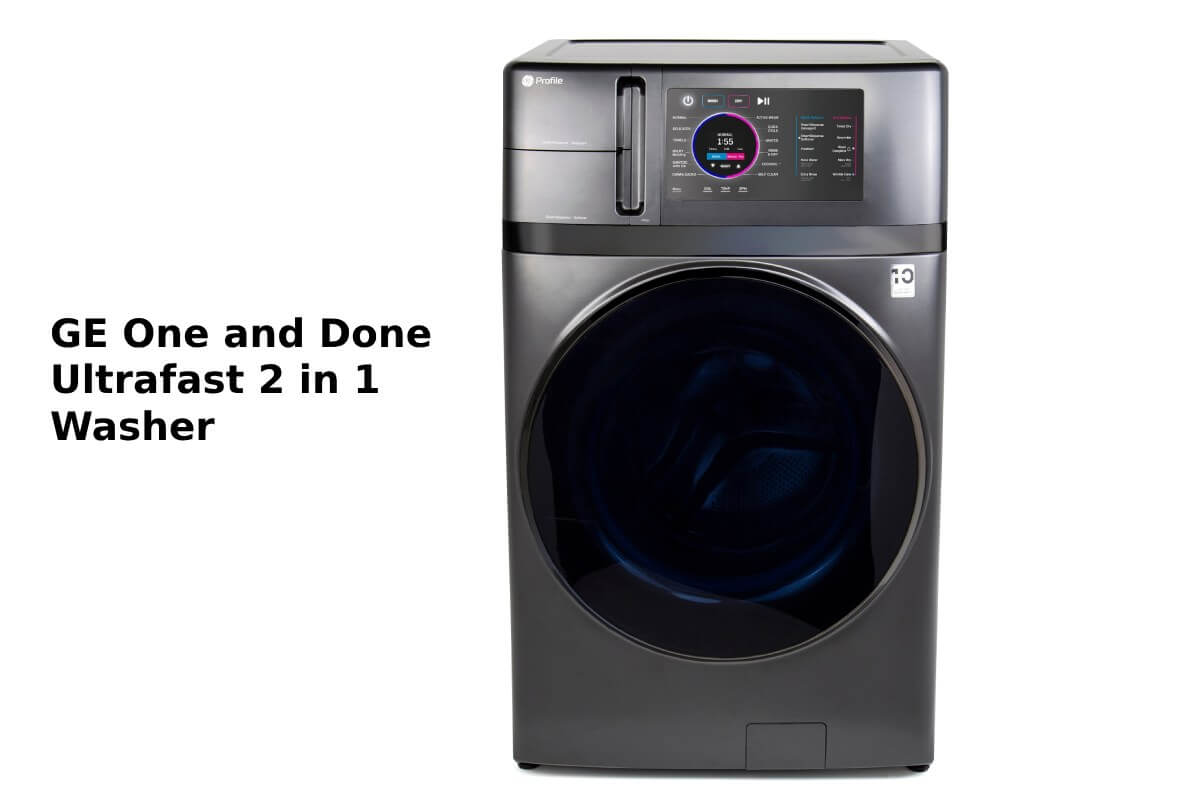 GE One and Done Ultrafast 2 in 1 Washer