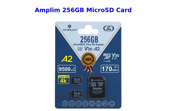 Amplim 256GB MicroSD Card