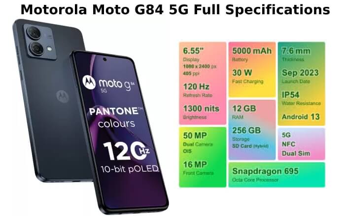 Motorola Moto G84 5G Full Specifications