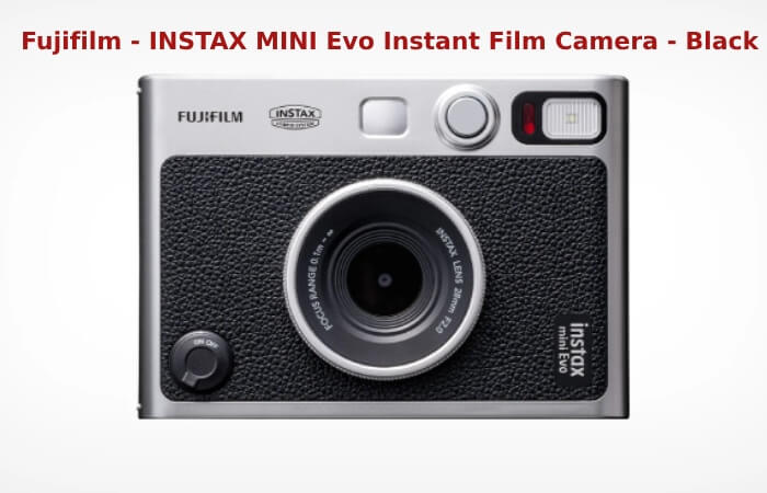 Fujifilm - INSTAX MINI Evo Instant Film Camera - Black