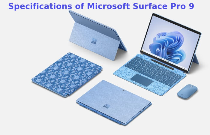 Specifications of Microsoft Surface Pro 9