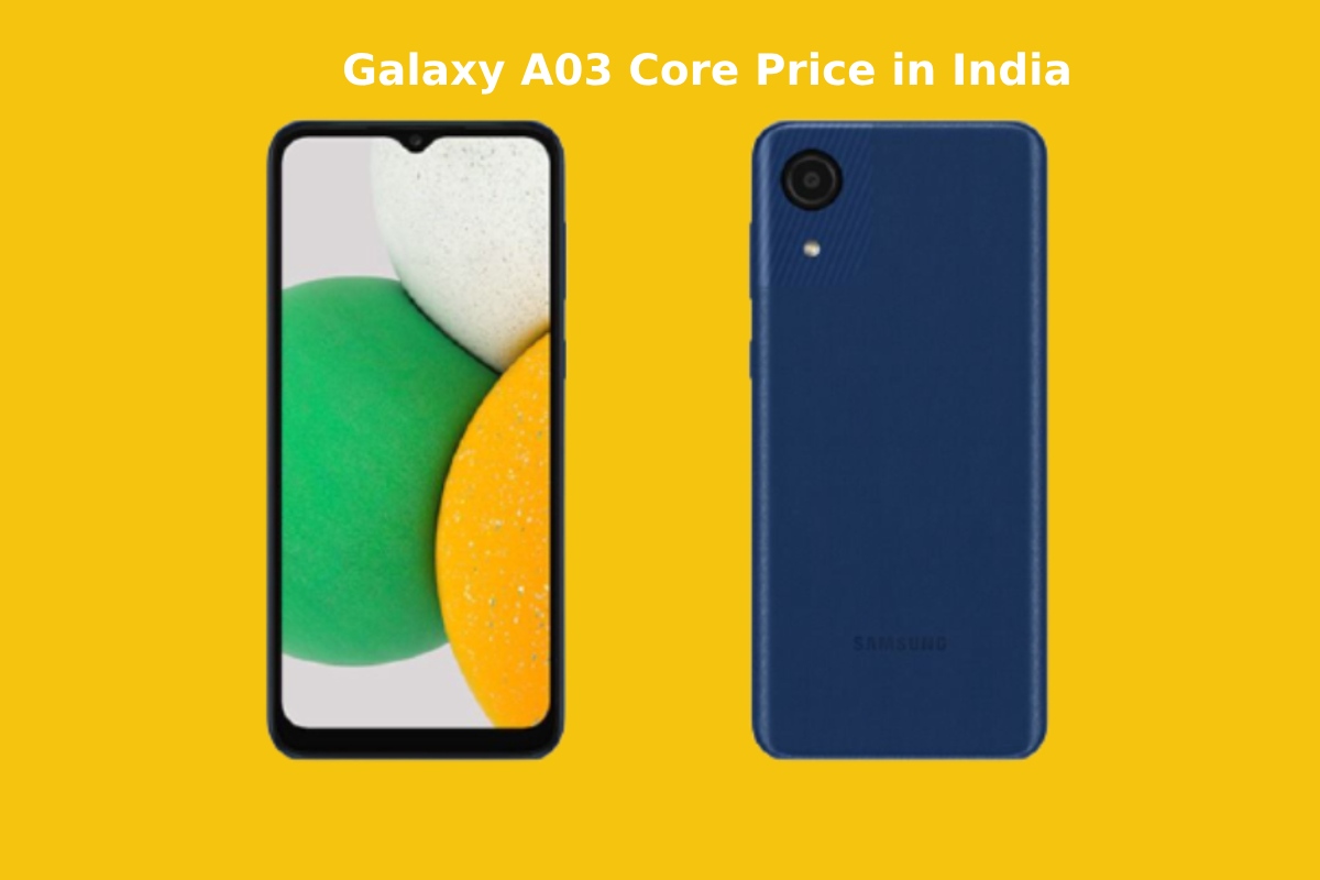 Galaxy A03 Core Price in India, Full Details