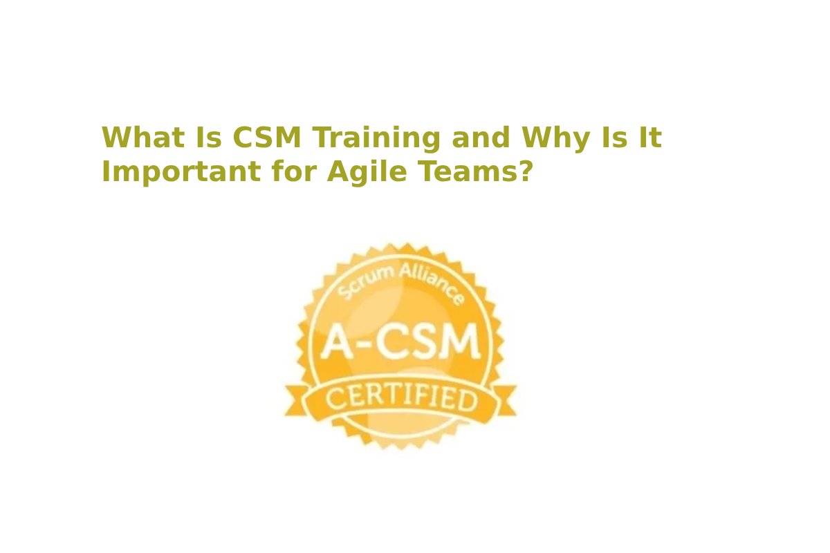 What Is CSM Training and Why Is It Important for Agile Teams?